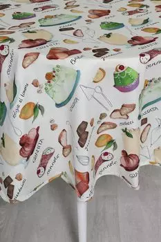 Скатерть хлопковая Dessert Round COINCASA