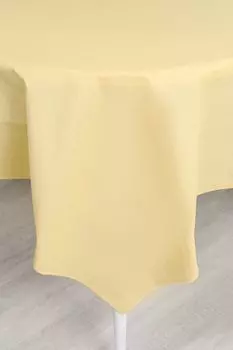 Скатерть из хлопка и льна Coated Yellow Tf COINCASA