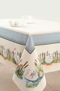 Скатерть с принтом Веселые гуси Le Gobelin
