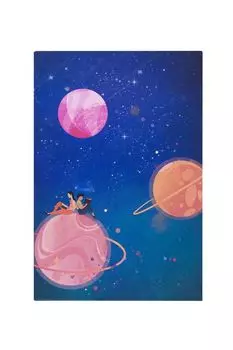 Складное зеркало в картонной раме Космос Kawaii Factory