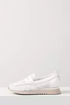 Слипоны кожаные с перфорацией Ever be