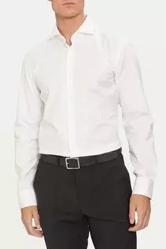 Сорочка хлопковая облегающего кроя BOSS