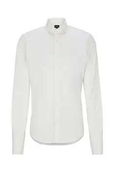 Сорочка хлопковая облегающего кроя BOSS