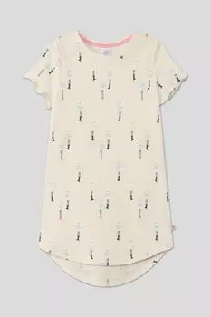 Сорочка хлопковая с принтом Sanetta