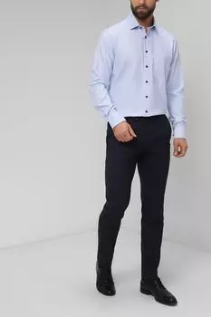 Сорочка из хлопка с принтом Modern fit Olymp