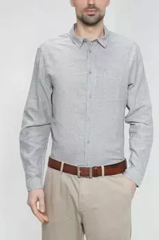 Сорочка из смеси хлопка и льна MARCO DI RADI