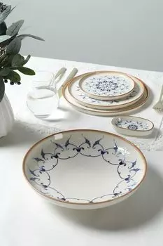 Соусник фарфоровый с принтом Reflect Pioli