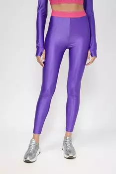 Спортивные легинсы с логотипом бренда VERSACE JEANS COUTURE