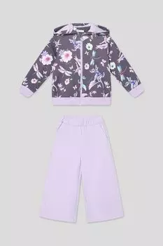 Спортивный костюм хлопковый с принтом Choupette