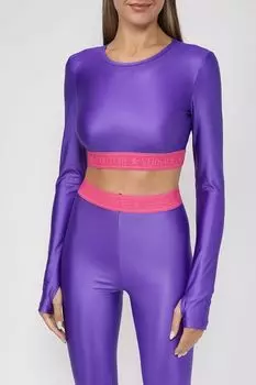 Спортивный топ с логотипом VERSACE JEANS COUTURE