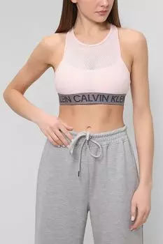 Спортивный топ с сетчатой отделкой Calvin Klein