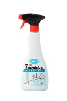 Средство для чистки стеклянных и зеркальных поверхностей 500мл Domal