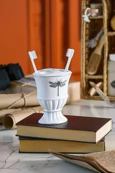 Стакан для ванных принадлежностей керамический Buzz Fauna Moroshka