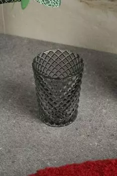 Стакан для зубных щеток Diamond Grey Mathilde M