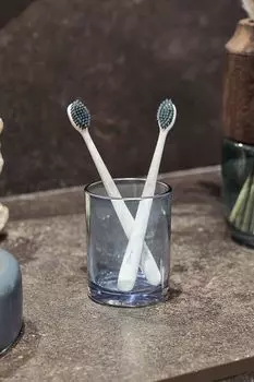 Стакан для зубных щеток стеклянный Teriberka Moroshka