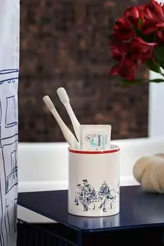 Стакан керамический для ванных принадлежностей ProPiter Moroshka