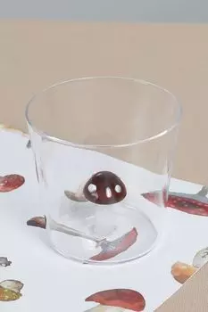 Стакан стеклянный с декором COINCASA