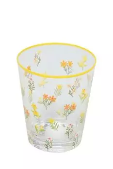 Стакан стеклянный с принтом Fiorellini Gialli COINCASA