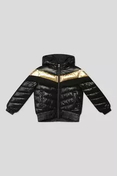 Стеганая куртка из блестящей ткани Benetton