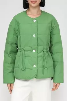 Стеганая куртка с кулиской на талии BELUCCI