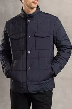 Стеганая куртка с накладными карманами DTMD