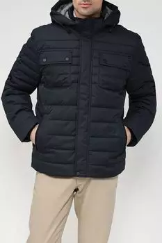 Стеганая куртка с накладными карманами LERROS