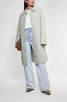 Стеганая куртка с отложным воротником Esprit Casual