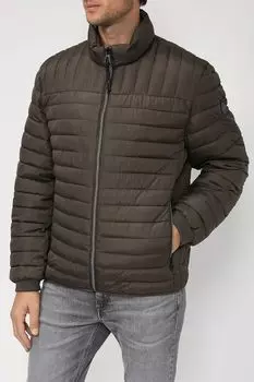 Стеганая куртка с воротником-стойкой LERROS
