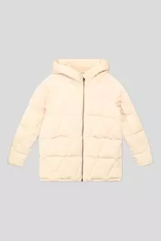 Стеганая утепленная куртка с капюшоном Benetton