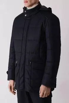 Стеганная куртка с капюшоном CUDGI