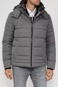 Стеганная куртка утепленная с капюшоном Strellson