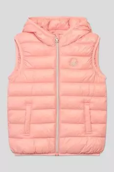 Стеганный жилет с капюшоном Benetton