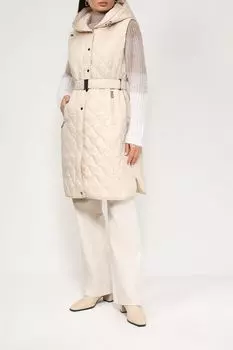 Стеганный жилет с капюшоном удлиненного кроя Gerry Weber