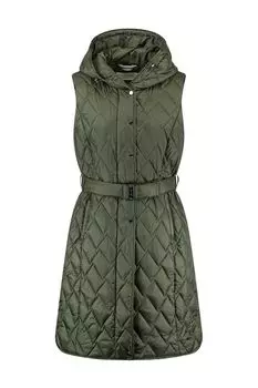 Стеганный жилет удлиненного кроя с поясом Gerry Weber