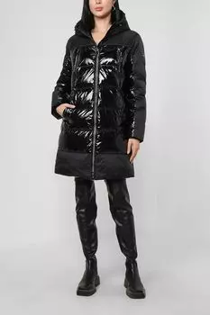Стеганое пальто с капюшоном AVI