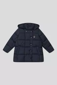 Стеганое пальто с капюшоном Benetton