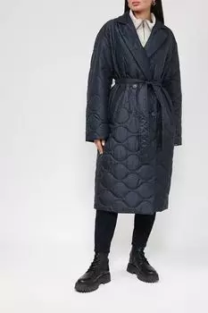 Стеганое пальто с поясом Marc O'Polo