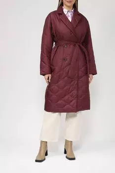 Стеганое пальто с поясом Marc O'Polo