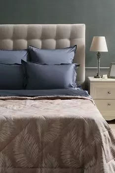 Стеганое покрывало Fern crema La Prima