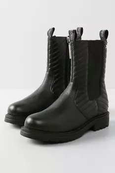 Стеганые полусапоги из кожи Gioseppo