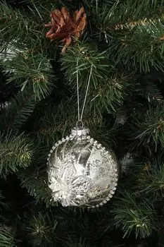 Стеклянная елочная игрушка GOODWILL