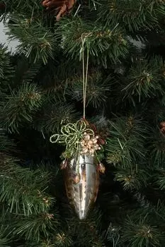 Стеклянная елочная игрушка GOODWILL