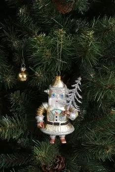 Стеклянная елочная игрушка GOODWILL
