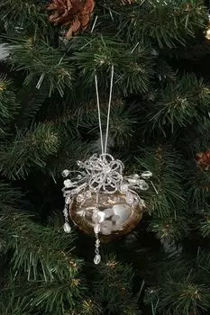 Стеклянная елочная игрушка GOODWILL