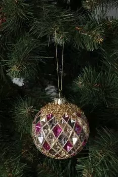 Стеклянная елочная игрушка Kersten