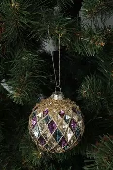 Стеклянная елочная игрушка Kersten