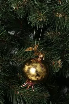 Стеклянное елочное украшение в ассортименте COINCASA