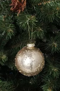 Стеклянный елочный шар Античный Holiday Classics