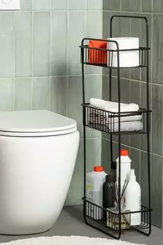 Стеллаж 3-ярусной напольный для ванной Moroshka