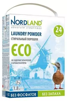 Стиральный порошок ECO 1,8 кг Nordland